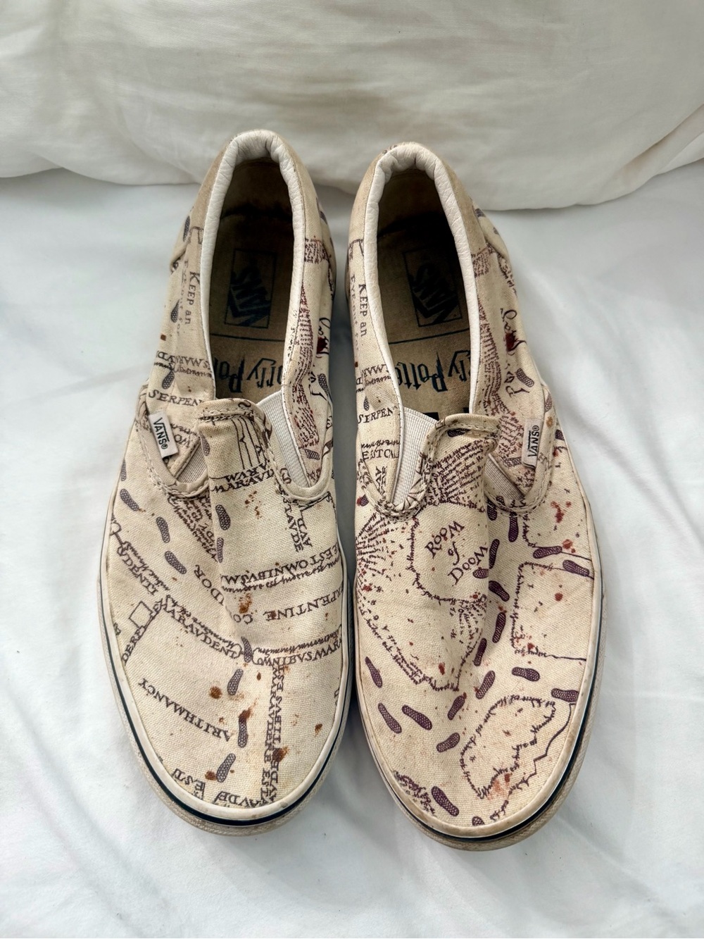 Vans Harry Potter Marauder’s Mischief Managed Limited and Rare Sneakers